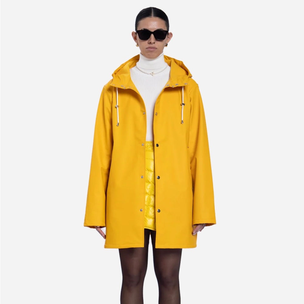 Baxter Wood Co. Trawler Coat Raincoat in Yellow